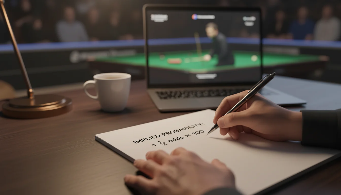 Implied probability berekenen bij snooker weddenschappen